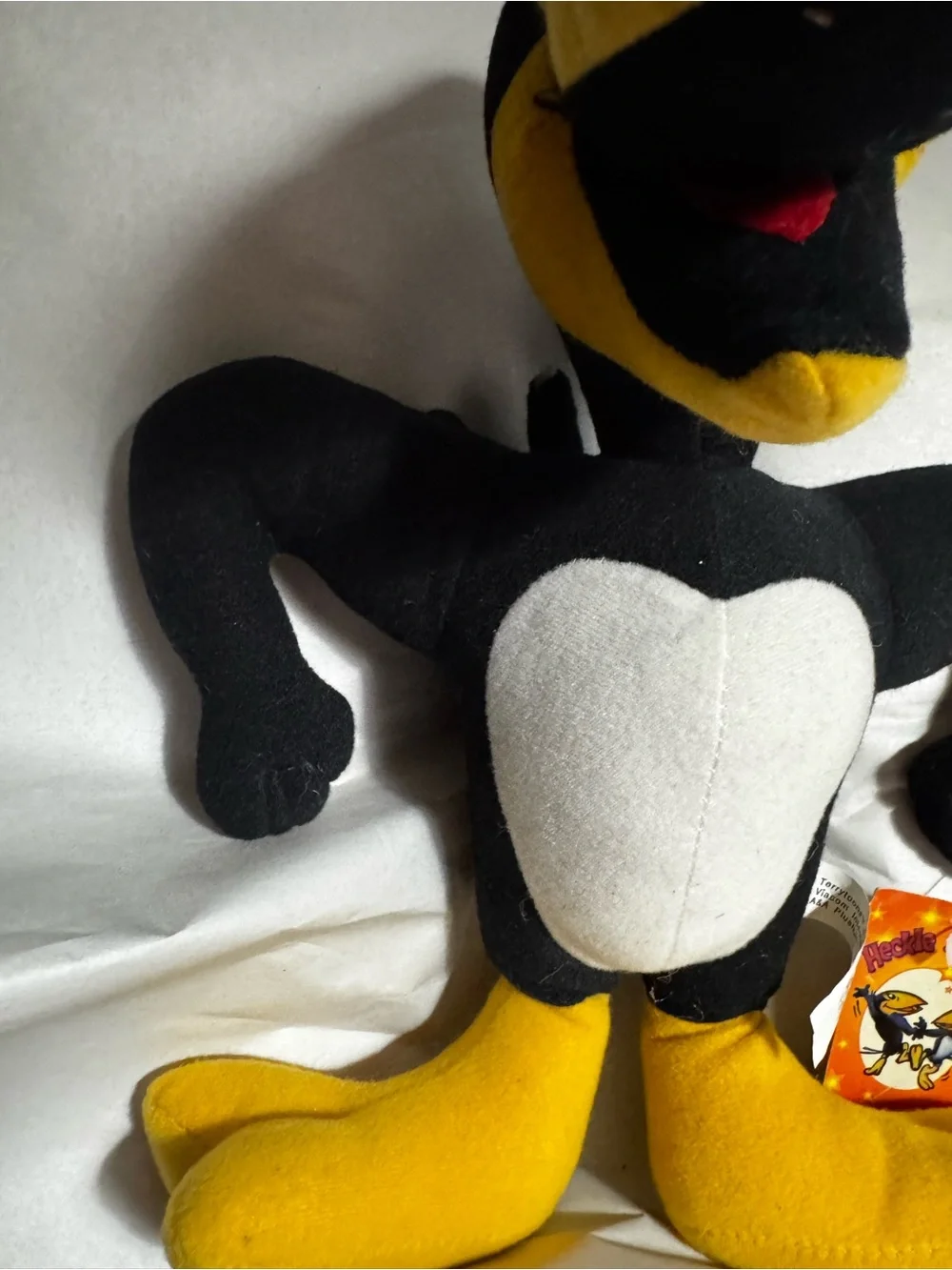 Vintage 1997 Viacom Heckle And Jeckle Magpie 8” Plush Terrytoons